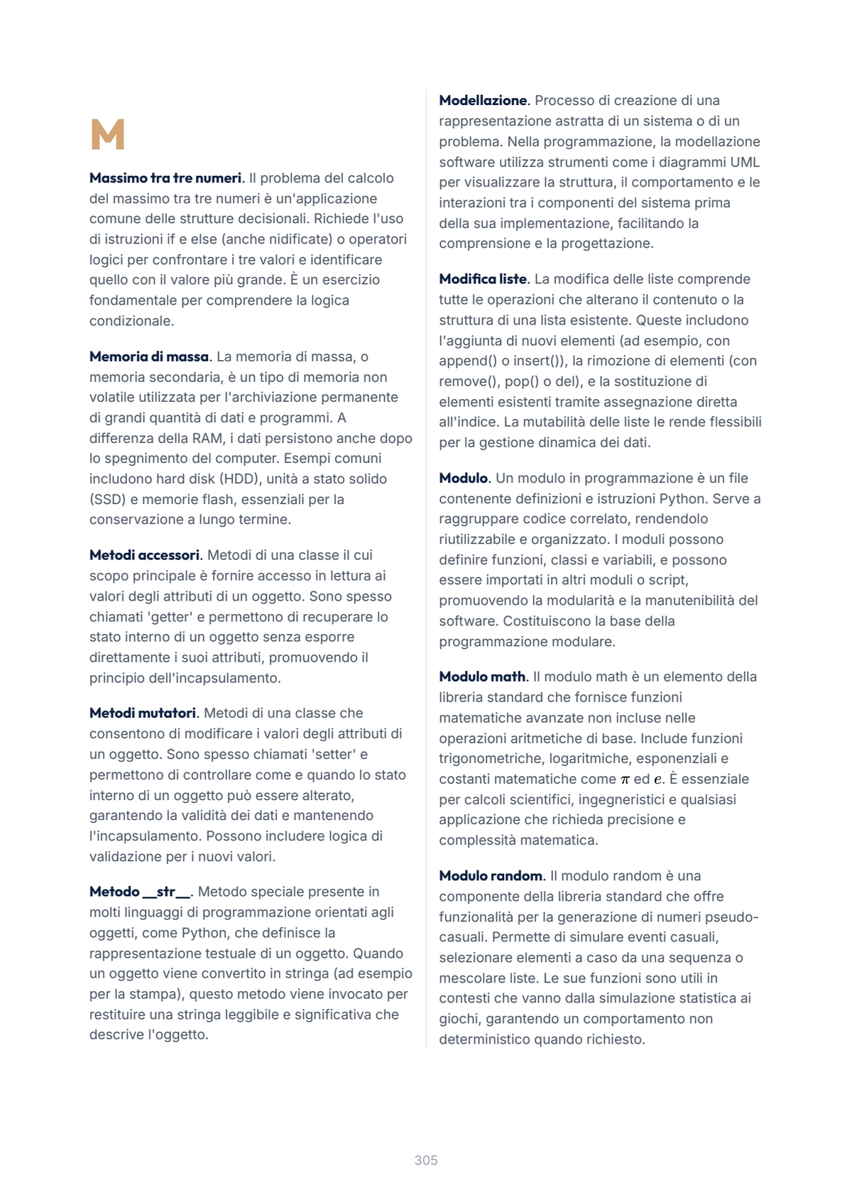 Lèssico · anteprima 10/10 — Glossario — Programmazione Object Oriented (ed. 1.6)