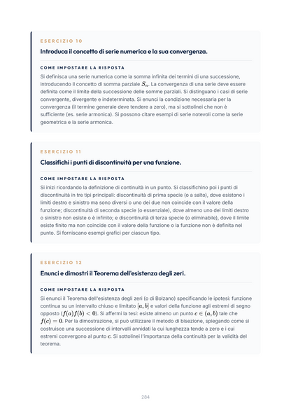 Lèssico · anteprima 8/10 — Esercizi per l'orale — Analisi matematica I (ed. 1.8)