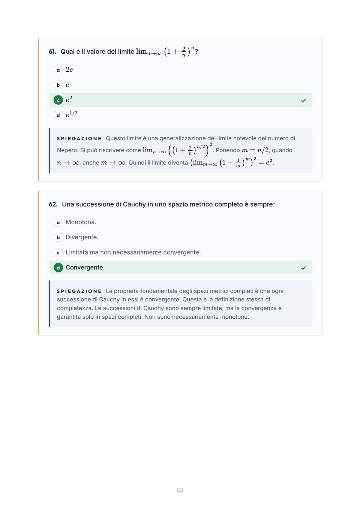 Lèssico · anteprima 5/10 — Banca domande — Analisi matematica I (ed. 1.8)