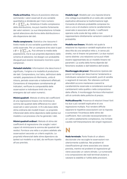 Lèssico · anteprima 10/10 — Glossario — Statistica per lo sviluppo economico (ed. 1.0)