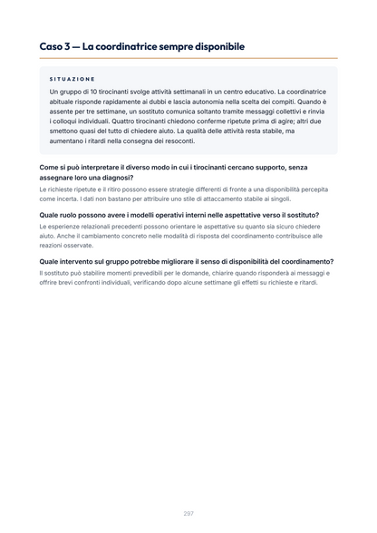 Lèssico · anteprima 9/10 — Casi applicativi — Psicologia dei gruppi e delle communities (ed. 1.0)