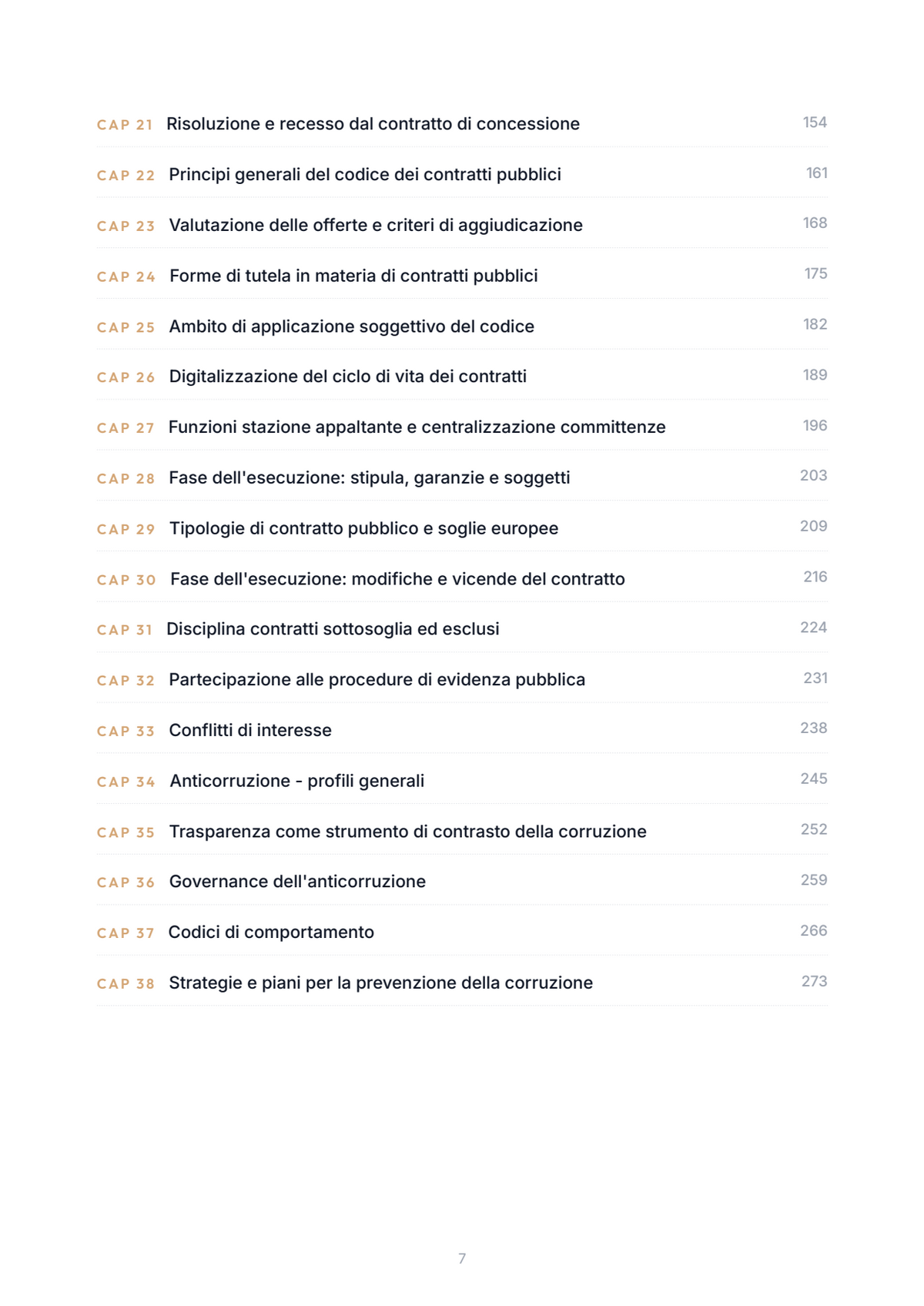 Lèssico · anteprima 4/10 — Indice dei capitoli — Diritto dell'amministrazione digitale (ed. 1.4)