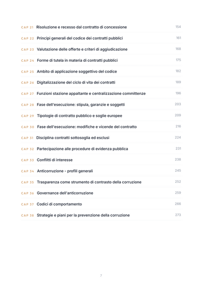 Lèssico · anteprima 4/10 — Indice dei capitoli — Diritto dell'amministrazione digitale (ed. 1.4)