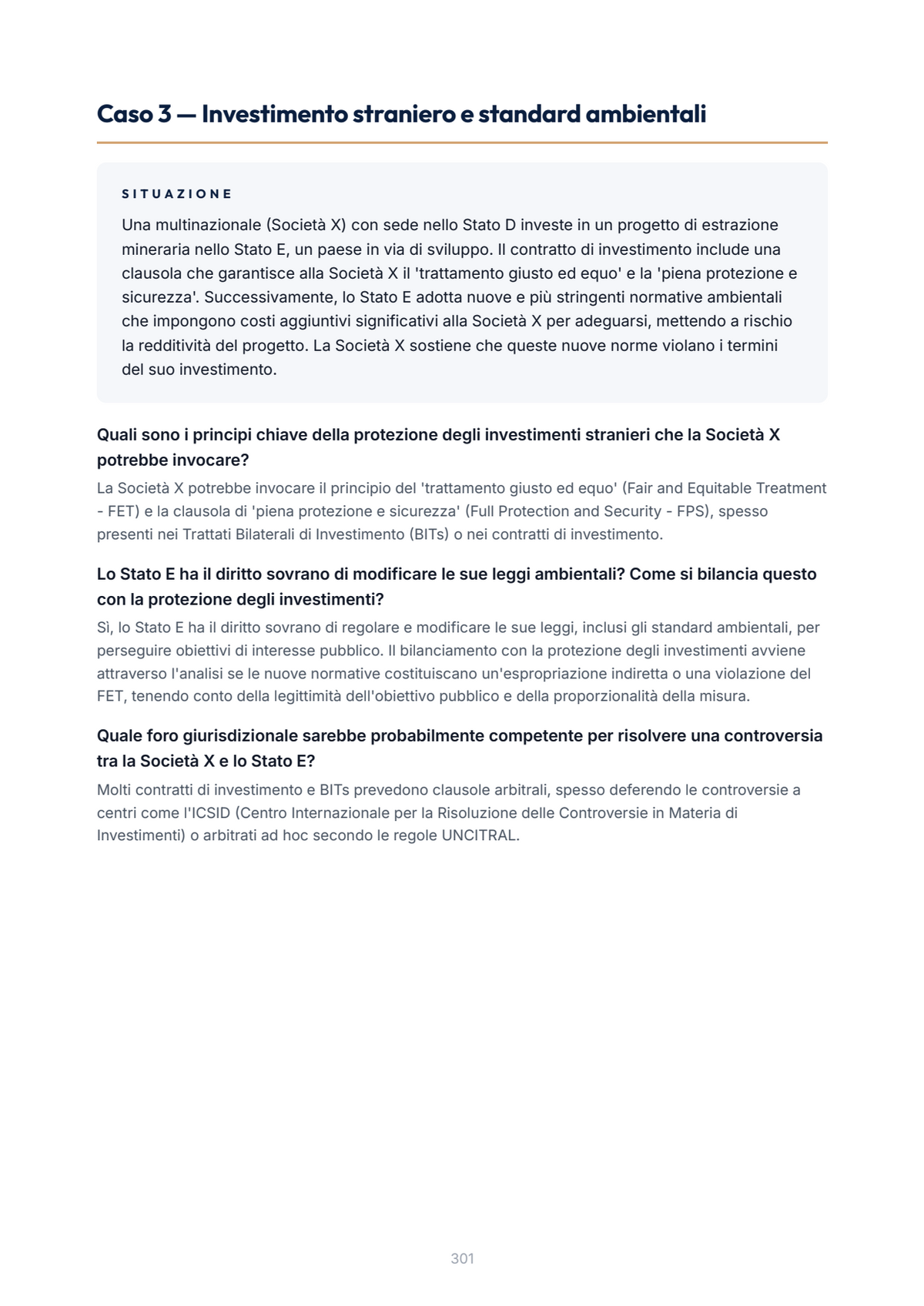 Lèssico · anteprima 9/10 — Casi applicativi — Diritto internazionale ed europeo dell'ambiente (ed. 1.5)
