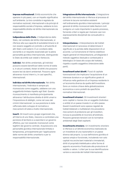 Lèssico · anteprima 10/10 — Glossario — Diritto internazionale ed europeo dell'ambiente (ed. 1.5)
