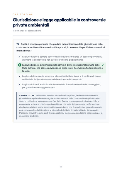 Lèssico · anteprima 5/10 — Banca domande — Diritto internazionale ed europeo dell'ambiente (ed. 1.5)