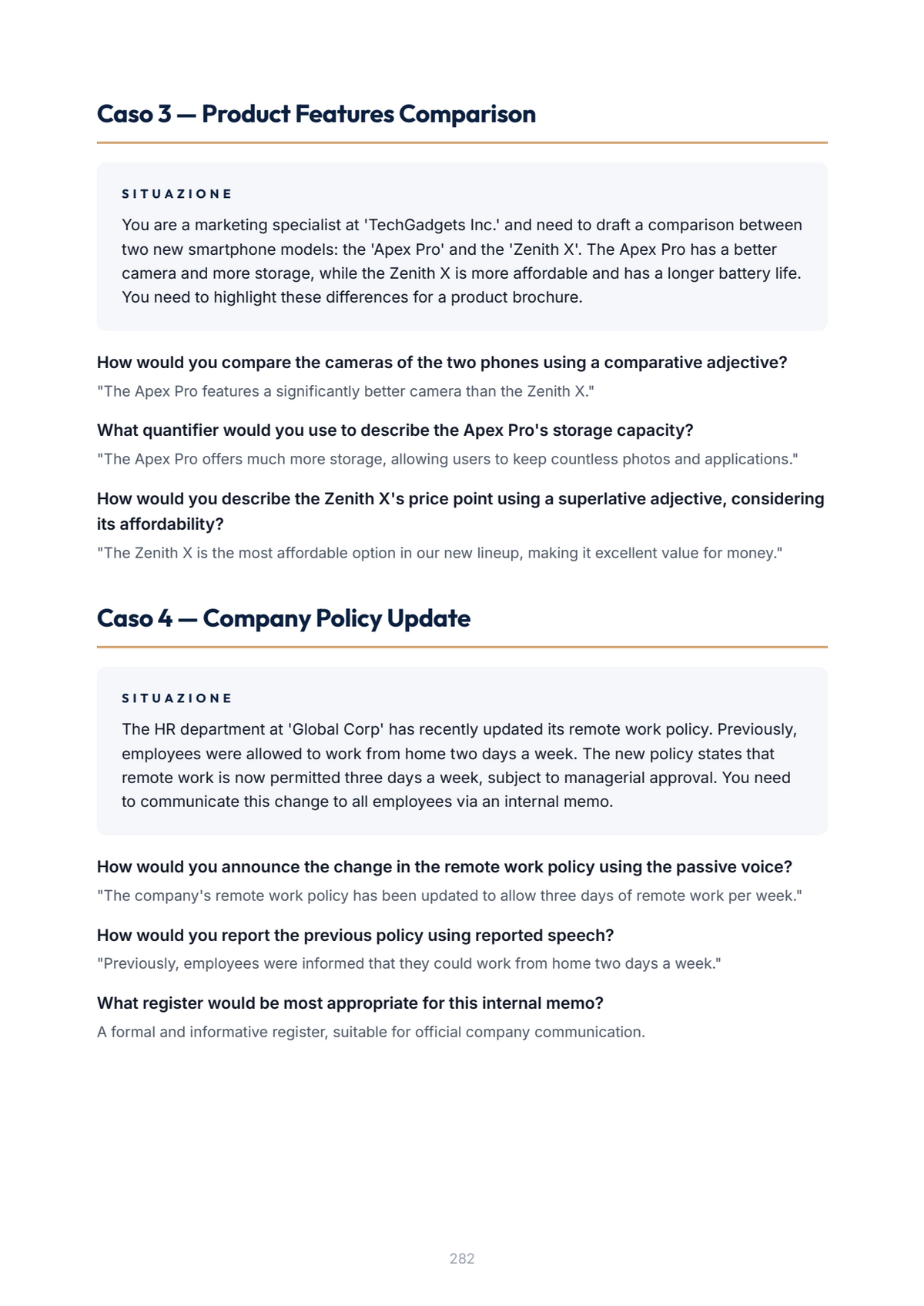 Lèssico · anteprima 9/10 — Casi applicativi — Inglese (ed. 1.5)