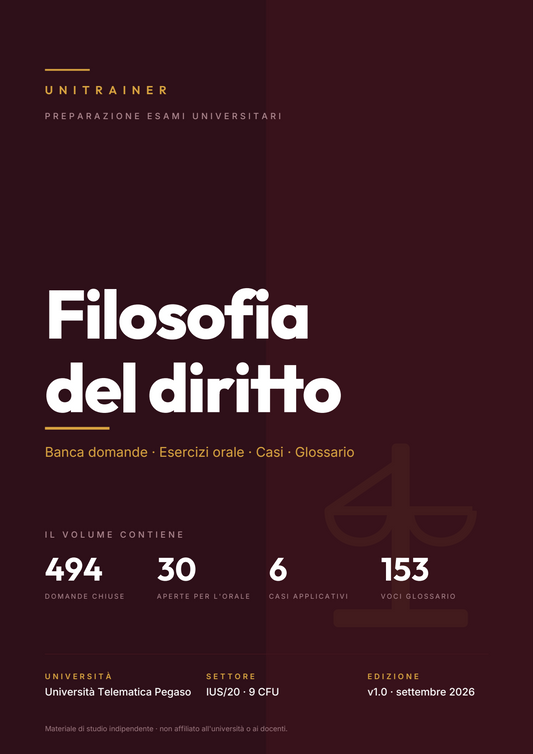 Lèssico · copertina di Filosofia del diritto — LMG-01 Giurisprudenza — Pegaso (ed. 1.0)