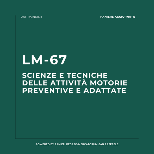 Paniere aggiornato Traumatologia e riabilitazione dell'apparato locomotore, LM-67, San Raffaele
