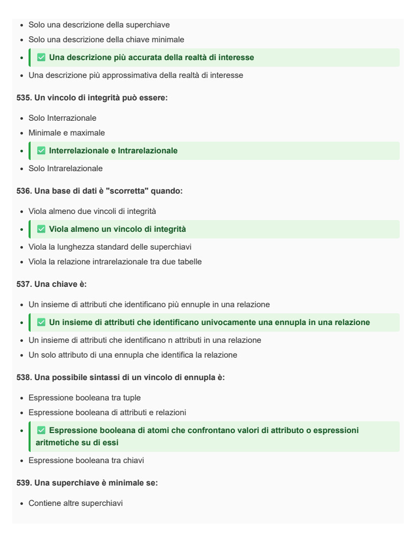 Ingegneria dei dati e modellizzazione