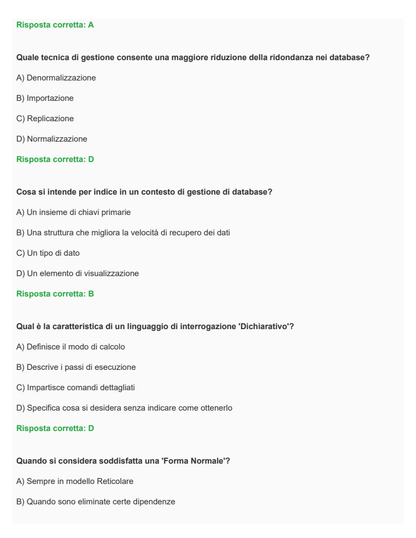 Ingegneria dei dati e modellizzazione