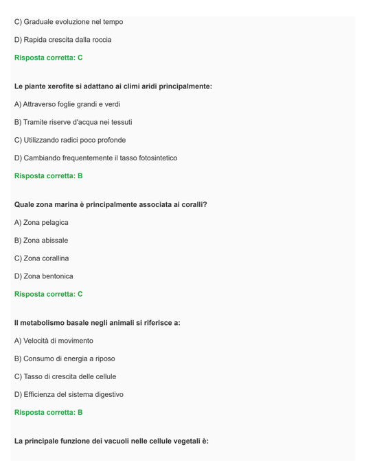 Zoologia Generale e Sistematica