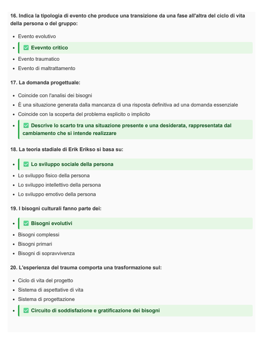 Progettazione e valutazione
