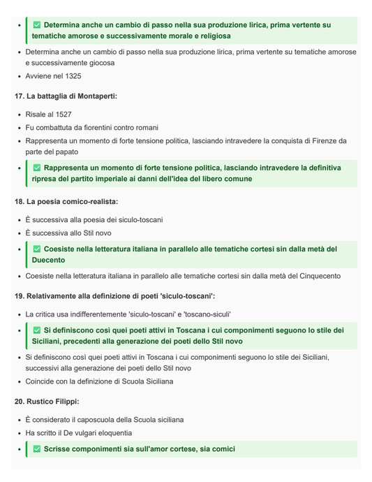 Letteratura Italiana